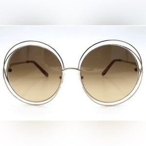Chloe CE 114S Sunglasses Gold 773 Authentic 62mm